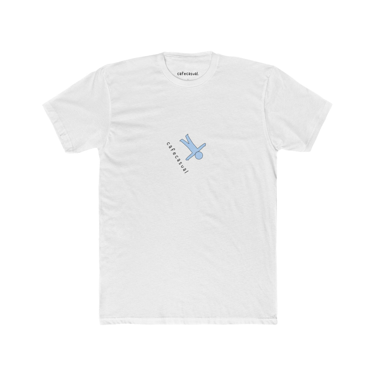 "Nosedive" Tee | Minimalist Blue T-Shirt