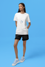 "Nosedive" Tee | Minimalist Blue T-Shirt
