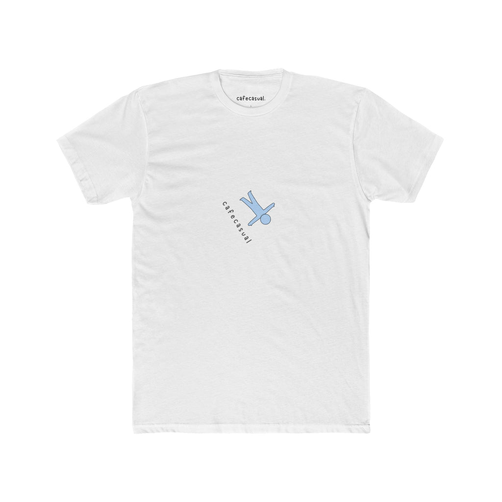 "Nosedive" Tee | Minimalist Blue T-Shirt